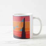 Taza De Café Picos gemelos<br><div class="desc">Una abstracción del desierto de Sonora</div>