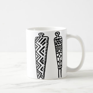 Taza De Café Pictografo Hombres-BW