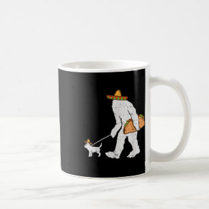 Taza De Café Pie gigante Sasquatch Taco Chihuahua Funny Cinco D