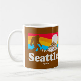 Taza De Café Pie grande de Seattle/Sasquatch Personalizado
