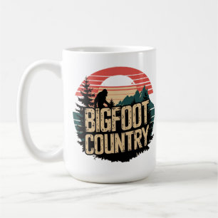 Taza De Café Pie grande, perfecto para los amantes de Sasquatch