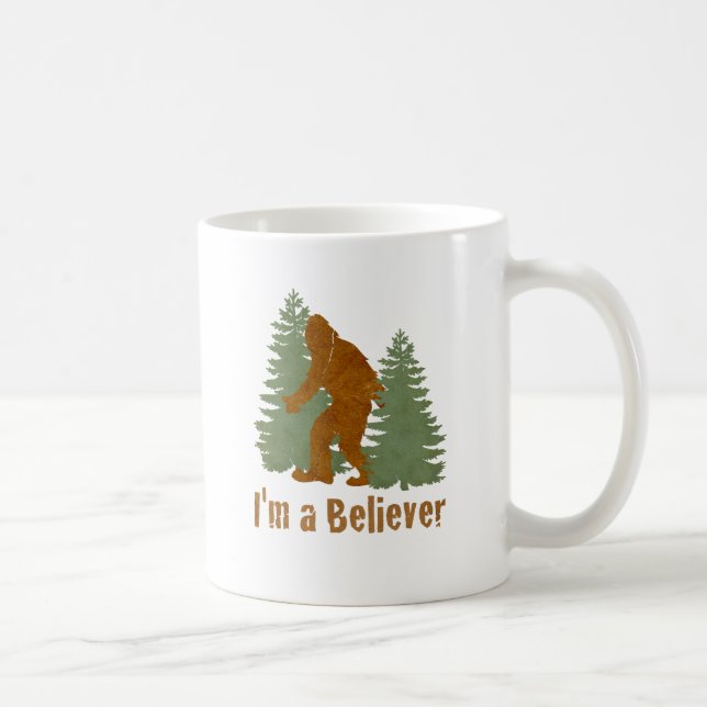 Taza De Café Pie grande - Soy creyente (Derecha)
