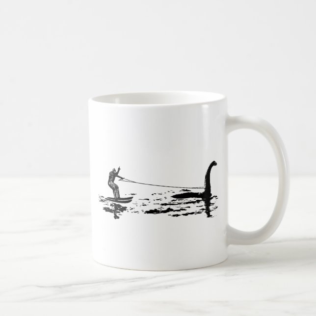 Taza De Café Pie y Nessie grandes (Derecha)