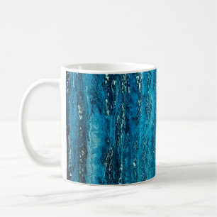 Taza De Café Piedra de mármol azul