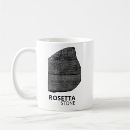 Taza De Café Piedra de Rosetta: Jeroglífico Lengua del Antiguo 