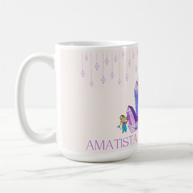 Taza De Café Piedra natal Febrero (Izquierda)
