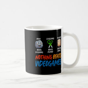 Taza De Café Piedra Papel Tijera Divertido Nada Supera a los Vi
