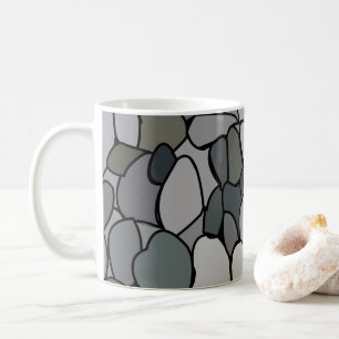 Taza De Café Piedra Pebbles Moderna
