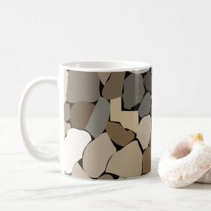 Taza De Café Piedras de pared coloridas