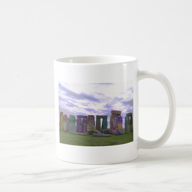 Taza De Café Piedras psicodélicas (Derecha)