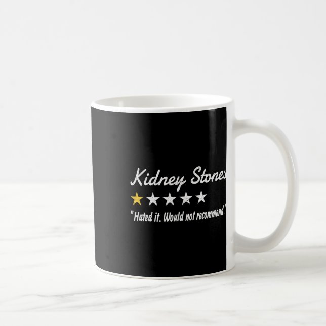 Taza De Café Piedras Revisión de 1 estrella de la enfermedad re (Derecha)