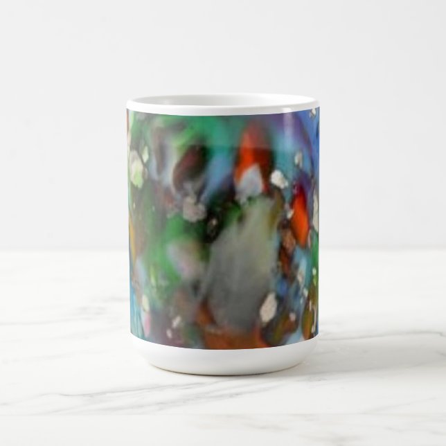 Taza De Café Piel de cebolla Peacock Mug (Centro)