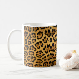 Taza De Café Piel Faux Jaguar