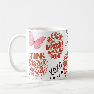 Taza De Café piensa como si no hubiera una caja
