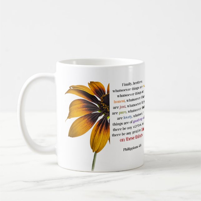 Taza De Café Piensa en Estas Cosas (Izquierda)