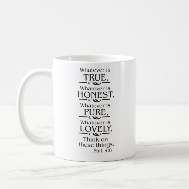 Taza De Café Piensa en estas cosas (Izquierda)