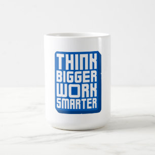 Taza De Café Piensa en Grande Trabaja Duro