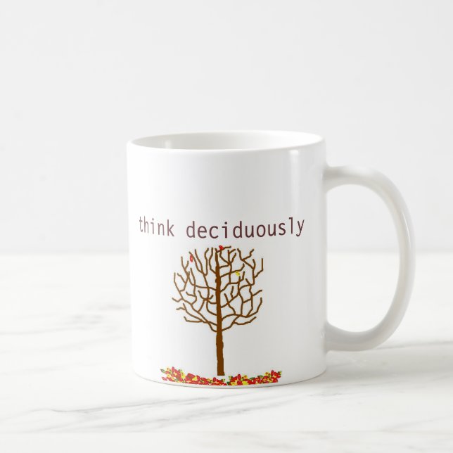 Taza De Café piense deciduously (Derecha)