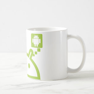 Taza De Café Piense el androide