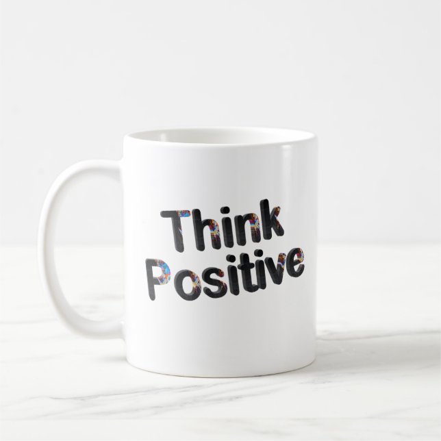 Taza De Café Piense el positivo (Izquierda)