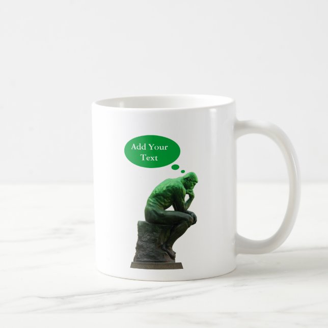 Taza De Café Piense el verde (Derecha)