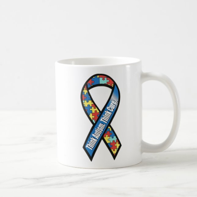 Taza De Café Piense la curación (Derecha)