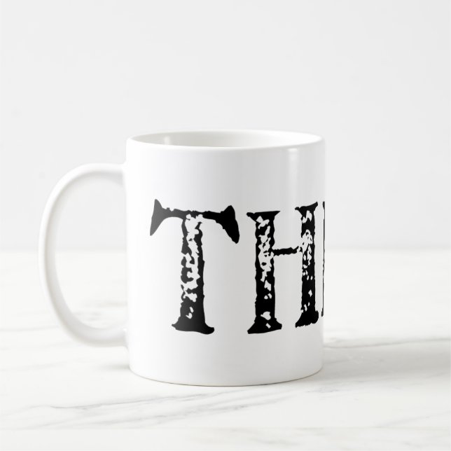 Taza De Café Piensen. (Izquierda)