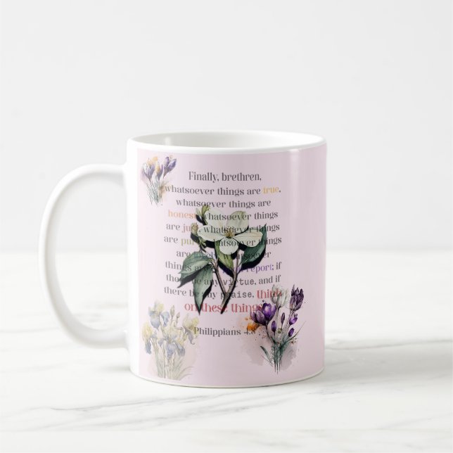 Taza De Café Piensen en estas cosas: la escritura (Izquierda)