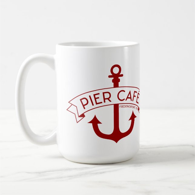 Taza De Café Pier Café Coffee Mug Red (Izquierda)