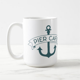 Taza De Café Pier Cafe Verde azulado Mug