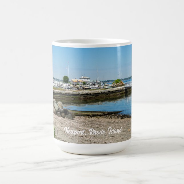 Taza De Café Pier en la isla de Newport Rhode (Centro)