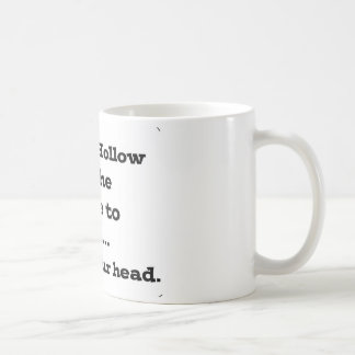Taza De Café Pierda su cabeza en hueco soñoliento