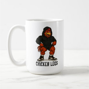 Taza De Café Piernas de Pollo – Divertido Entrenamiento de Gimn
