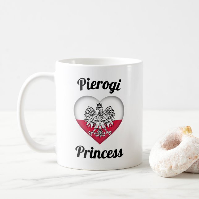 Taza De Café Pierogi Princess Coffee Mug (Con donut)