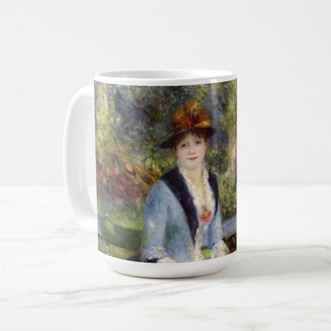 Taza De Café Pierre-Auguste Renoir - Dans les Rosas (Anverso izquierdo)