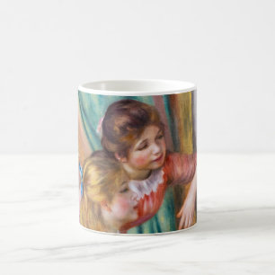 Taza De Café Pierre Auguste Renoir - Jóvenes muchachas en el pi