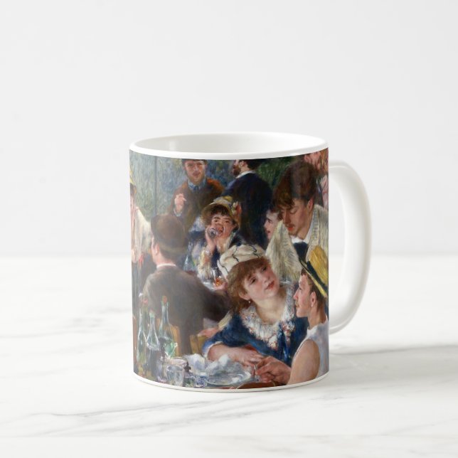 Taza De Café Pierre-Auguste Renoir - Luncheon del Fiesta de Boa (Anverso derecho)