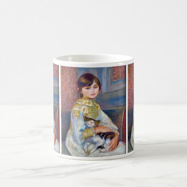 Taza De Café Pierre-Auguste Renoir - Niño con gato (Centro)