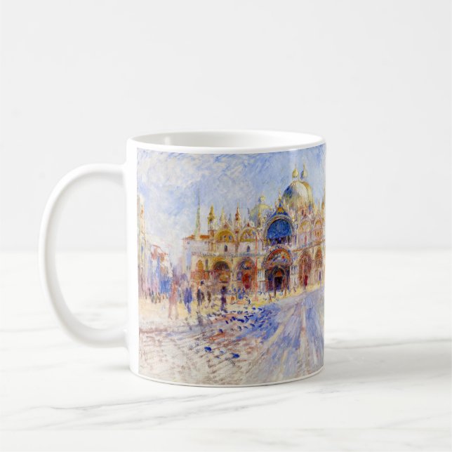 Taza De Café Pierre-Auguste Renoir - Venecia, Piazza San Marco (Izquierda)