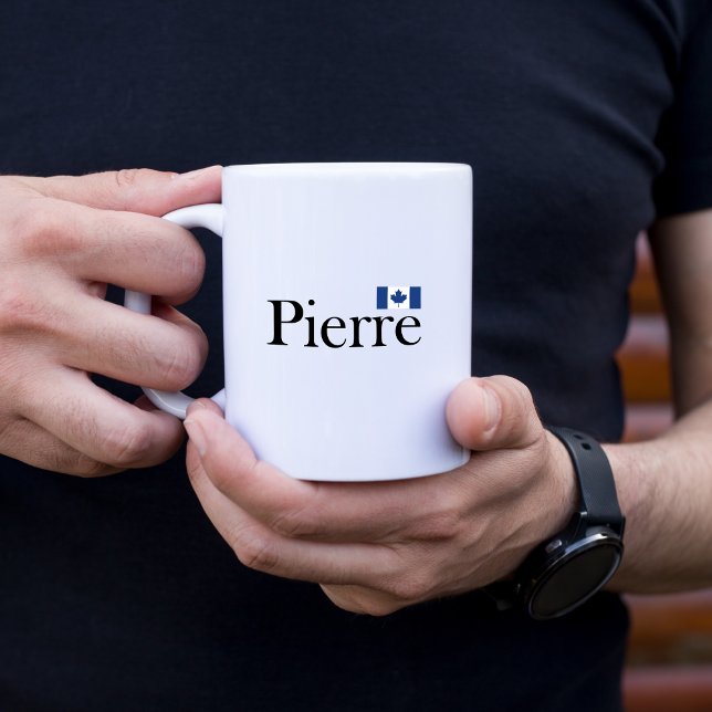 Taza De Café Pierre Poilievre con bandera oficial de Canadá (Subido por el creador)