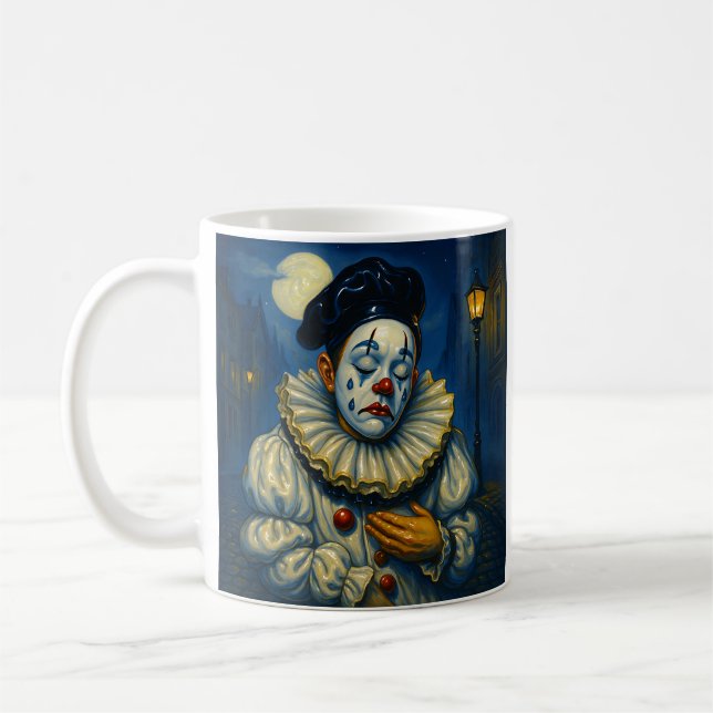 Taza De Café Pierrot Clown (Izquierda)