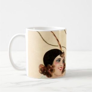 Taza De Café Pierrot y Pierrette Beso en la Mano por Sophia Chi