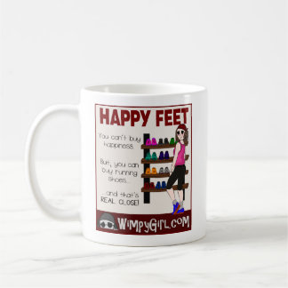 Taza De Café Pies felices
