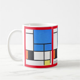 Taza De Café Piet Mondrian