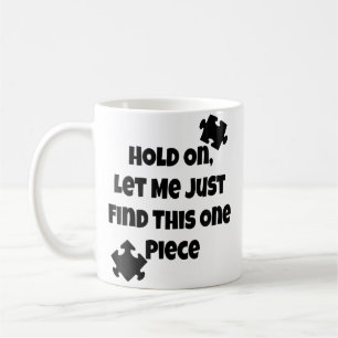 Taza De Café Pieza de rompecabezas para mujeres amantes Espera 