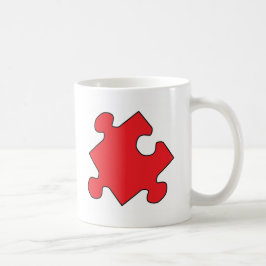 TAZA DE CAFÉ PIEZA ROJA