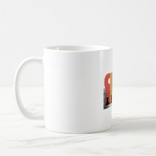 Taza De Café Piezas de ajedrez antiguas Arte de silueta - Mug