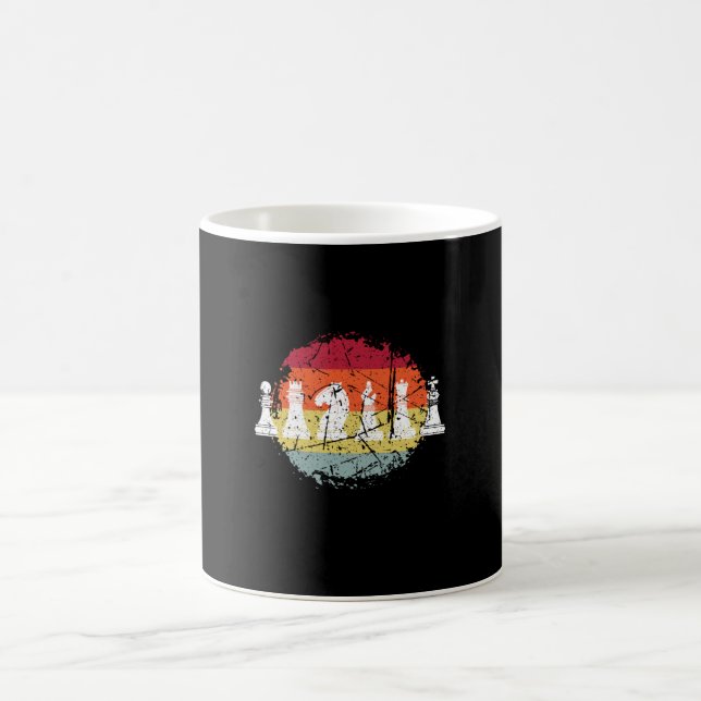Taza De Café Piezas de ajedrez para juegos de ajedrez (Centro)