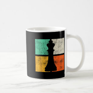 Taza De Café Piezas de ajedrez Rey Jugador