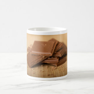 Taza De Café Piezas de chocolate